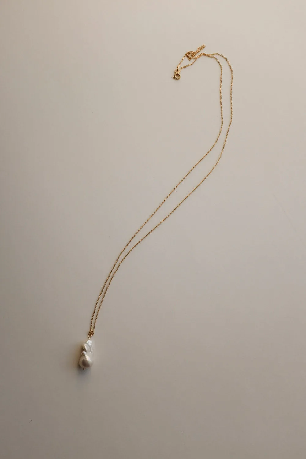 0026_PEARL LONG NECKLACE 925 GOLD