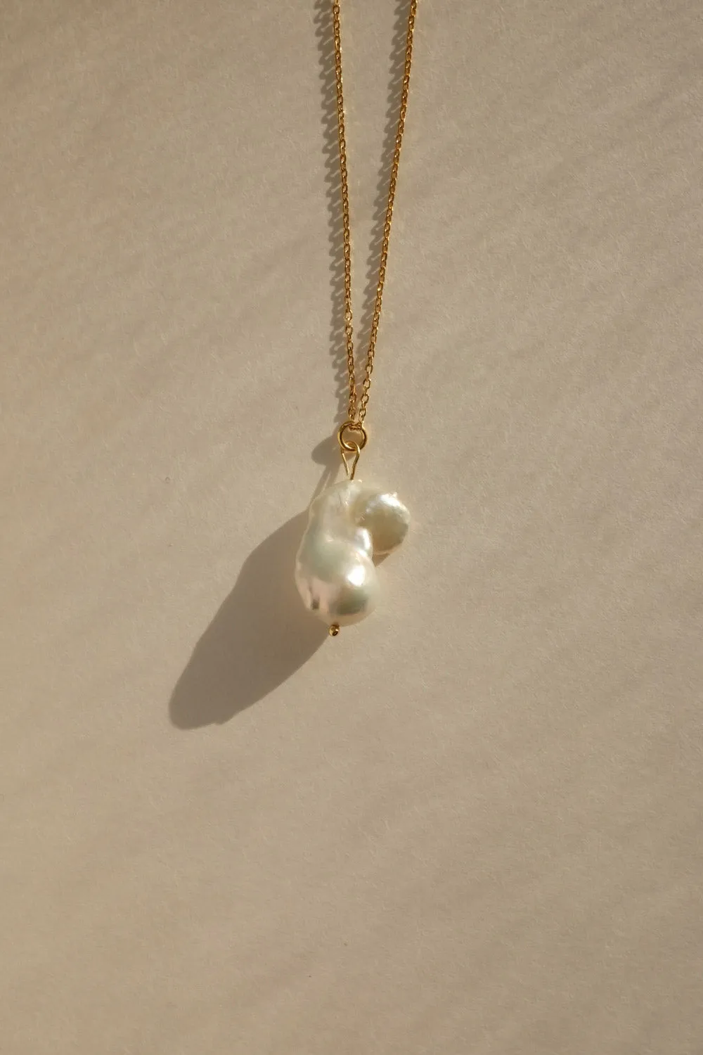 0026_PEARL LONG NECKLACE 925 GOLD