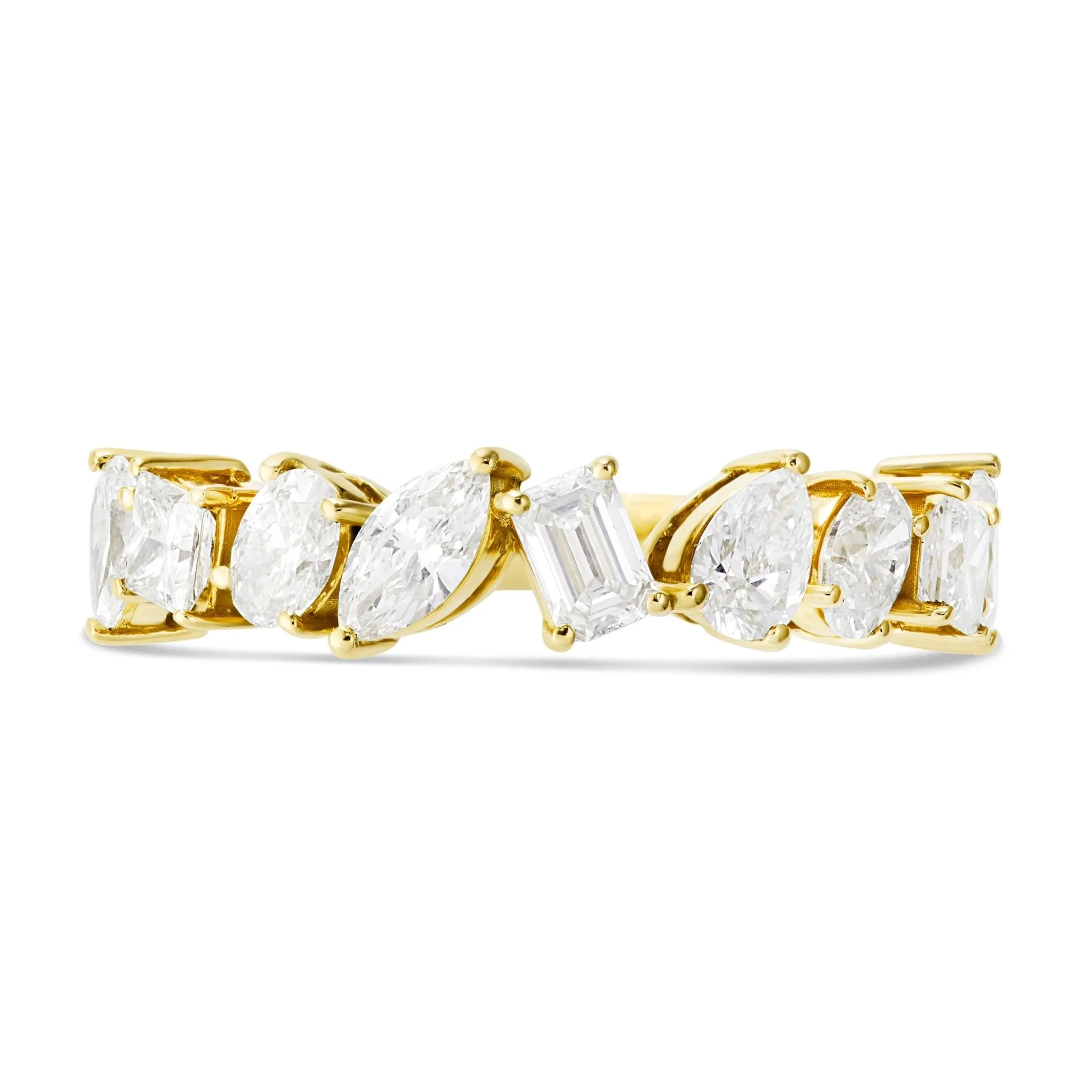 14K Gold 1.83ct Multi-cut Diamond Ring