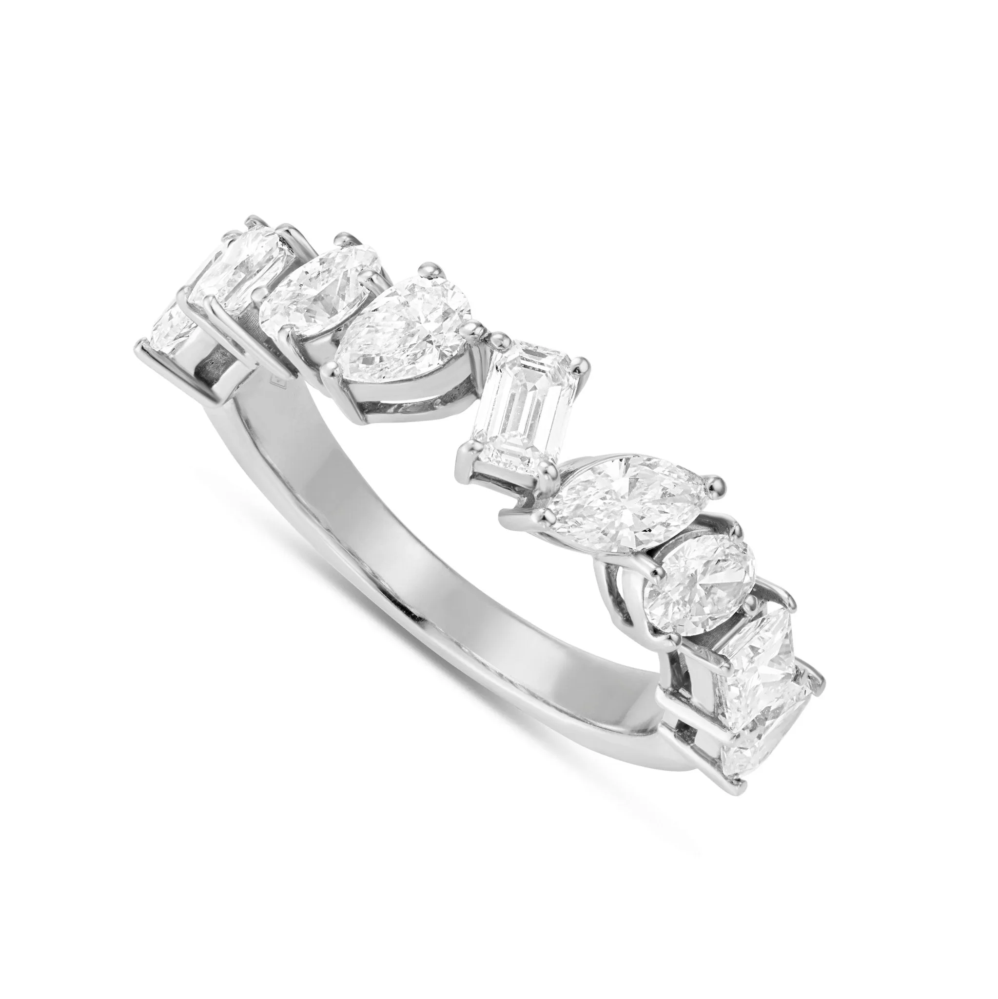 14K Gold 1.83ct Multi-cut Diamond Ring