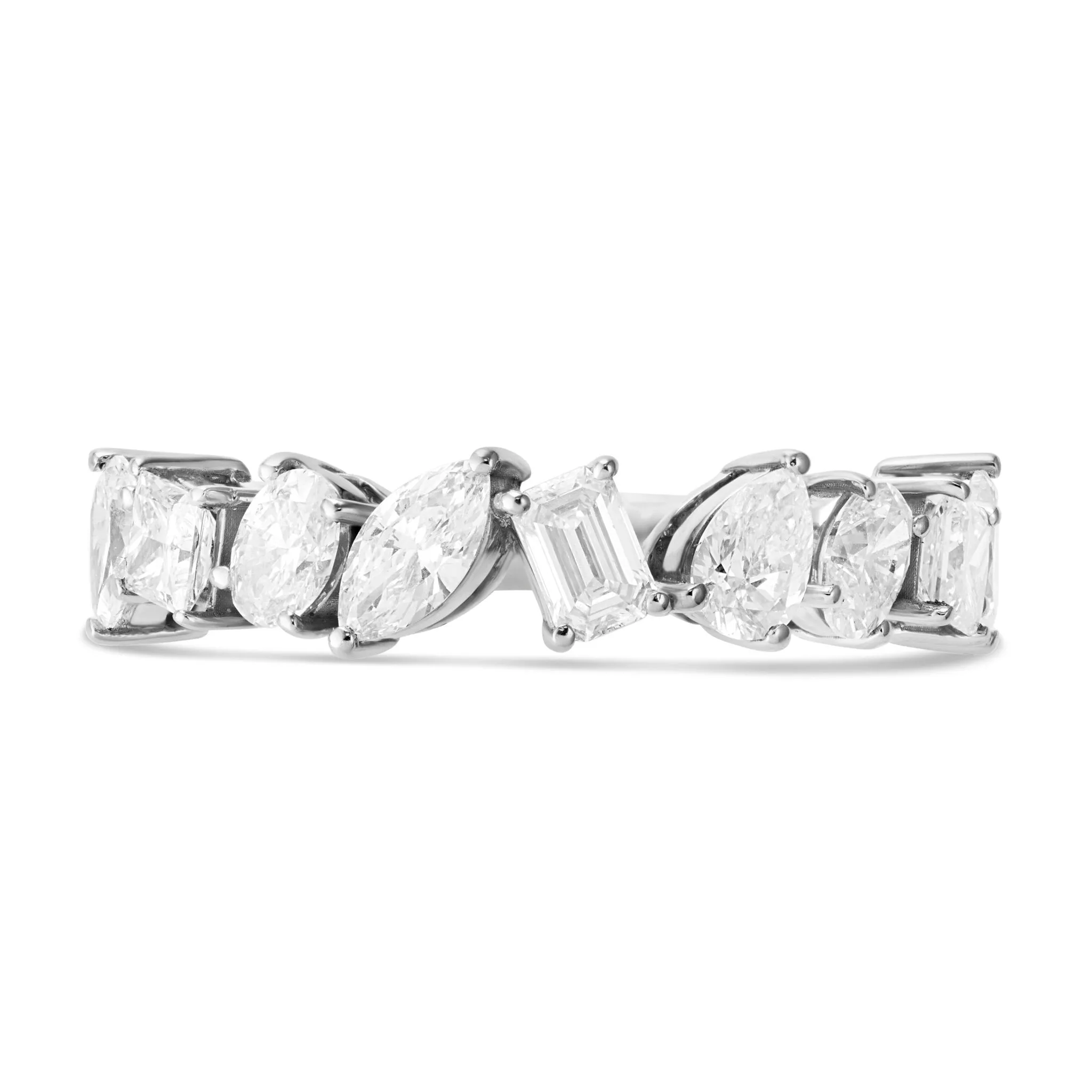 14K Gold 1.83ct Multi-cut Diamond Ring