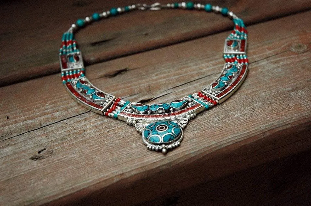 A Tibetan Statement Necklace
