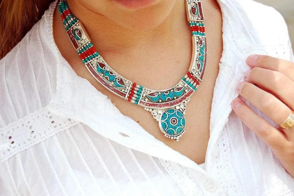 A Tibetan Statement Necklace