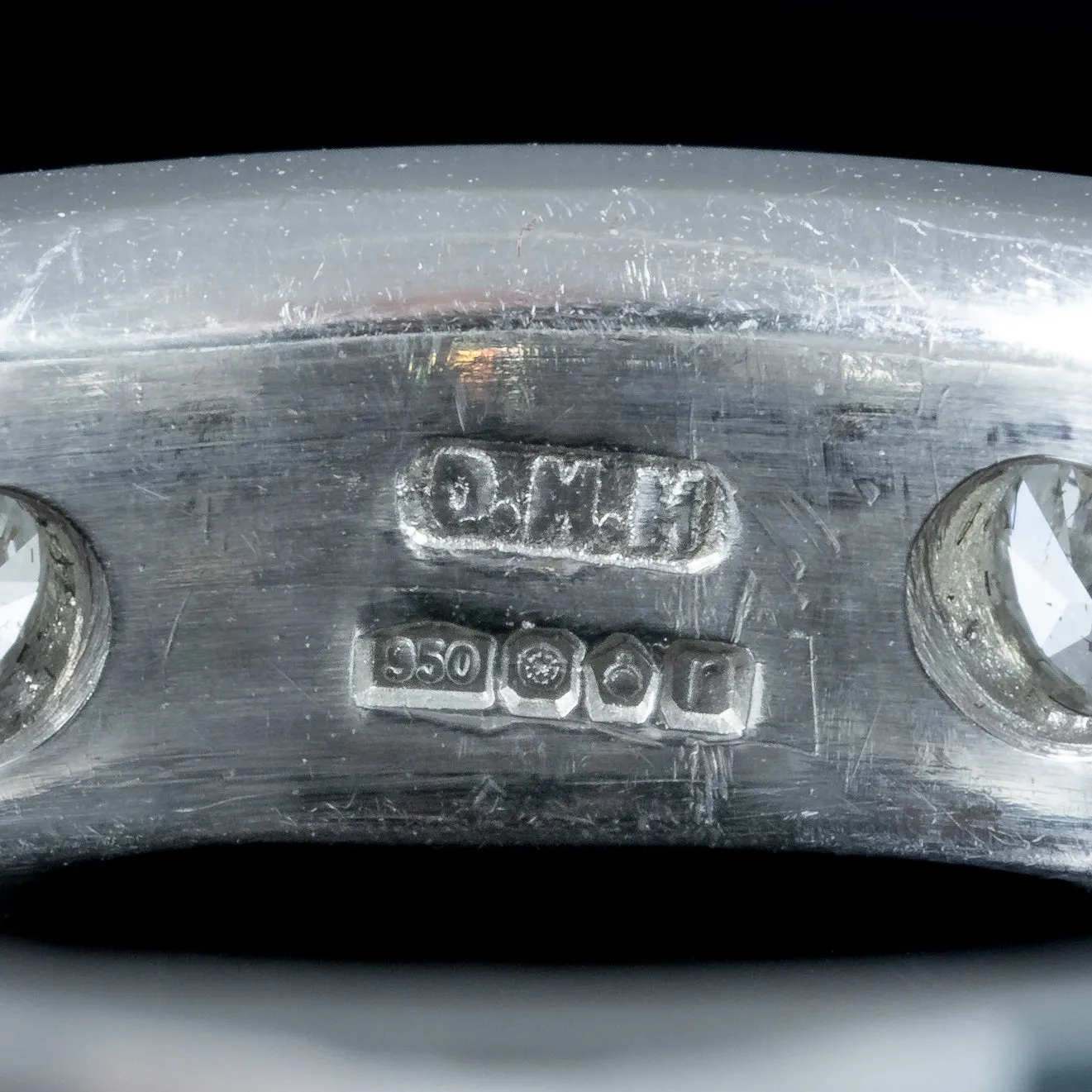 Art Deco Style Diamond Eternity Band Ring 1.4ct Diamond