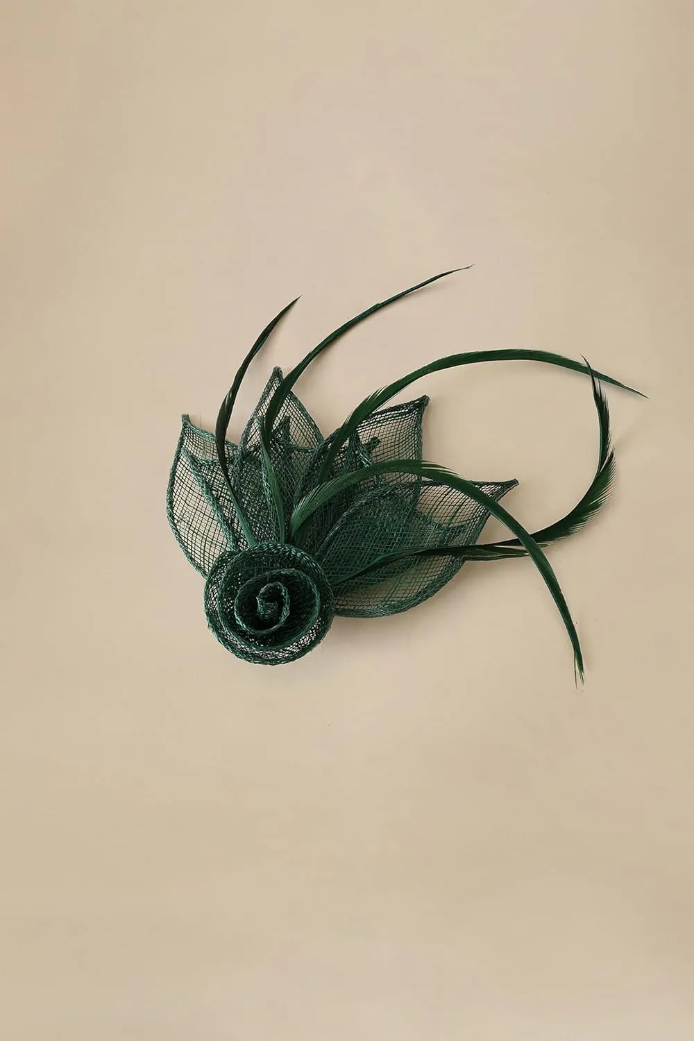 BABEYOND Fascinators Hats for Women - Tea Party Hat Kentucky Fascinator Derby Feather Flower Hair Clip Bridal Wedding
