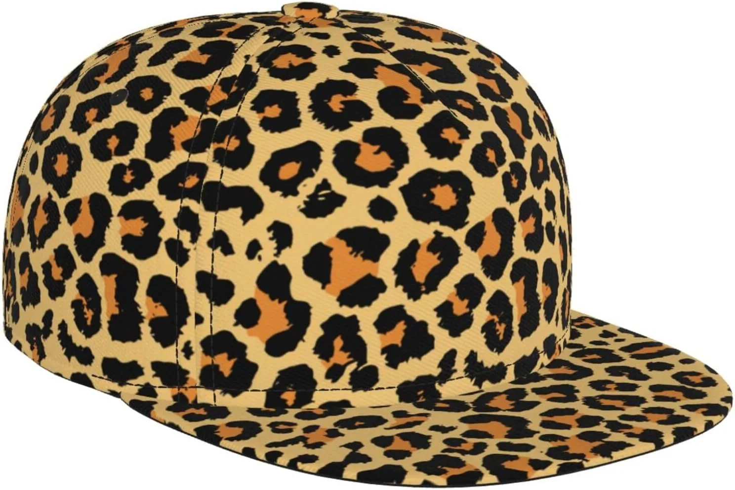 Baseball Cap, Flat Brim Snapback Hat, Unisex