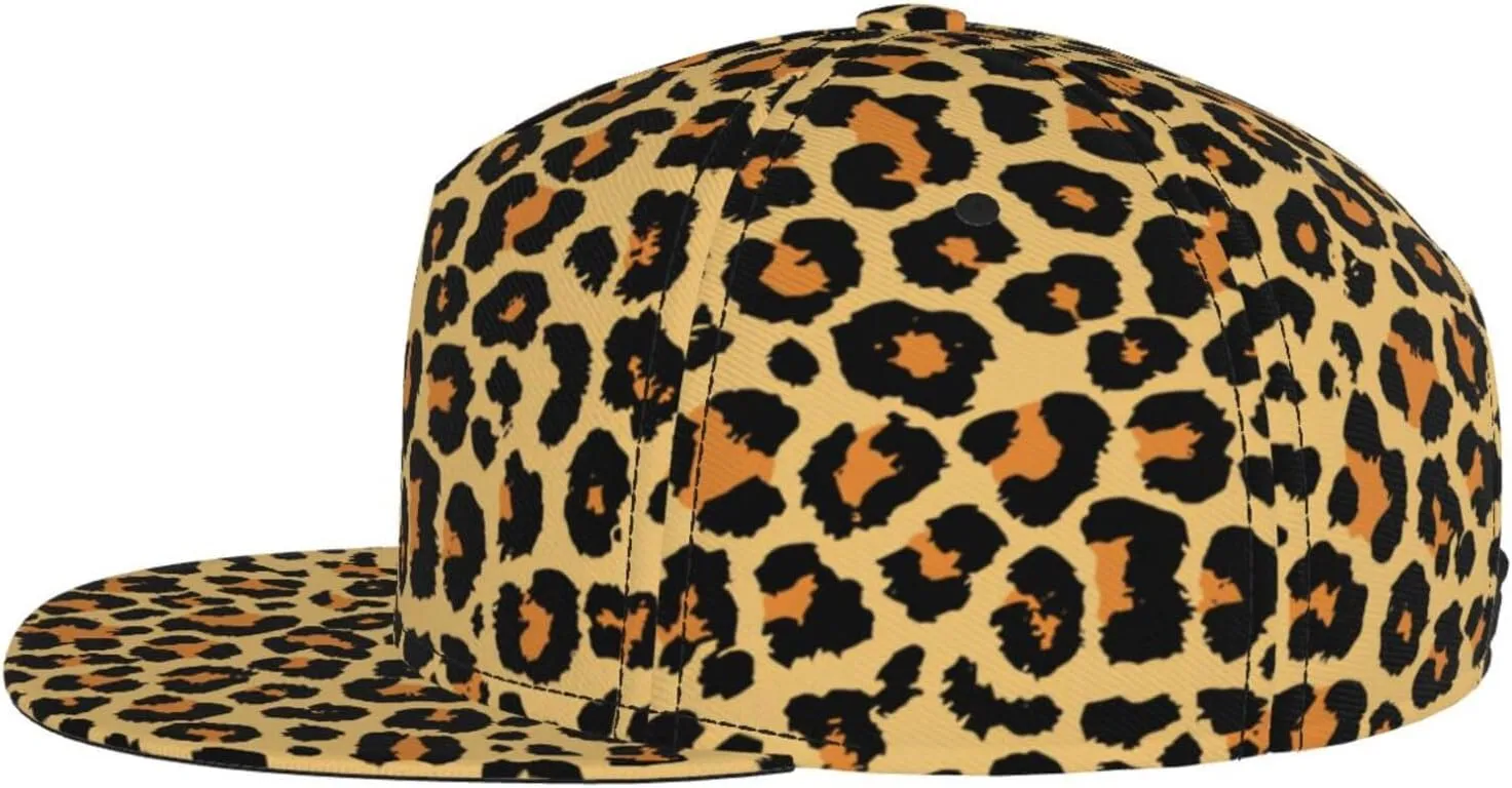 Baseball Cap, Flat Brim Snapback Hat, Unisex