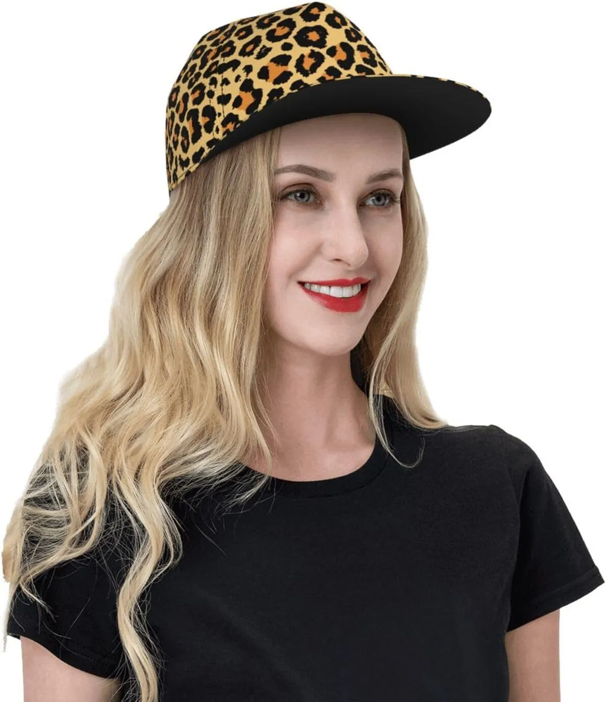 Baseball Cap, Flat Brim Snapback Hat, Unisex