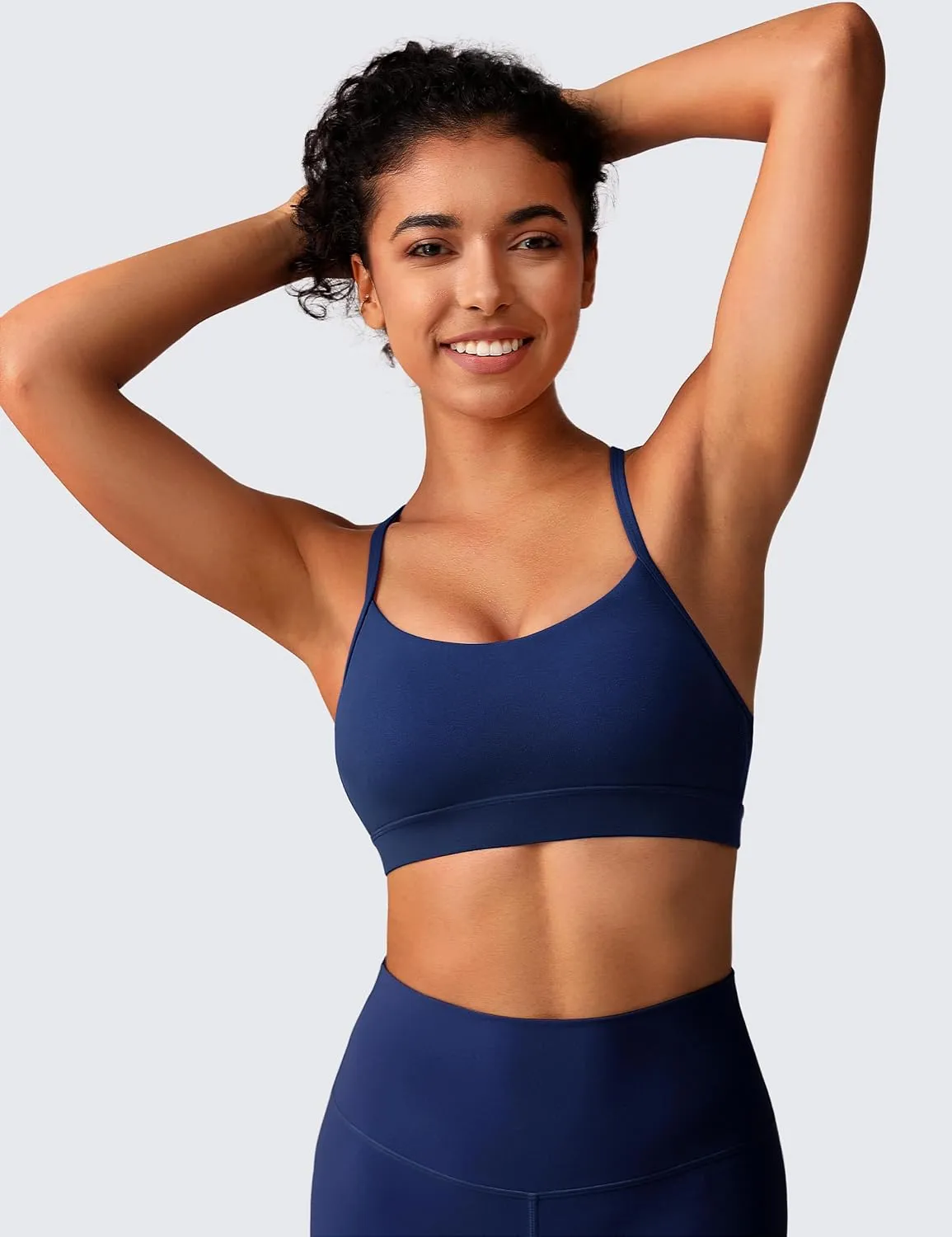 BAYDI Clouduxi Y Back Sports Bras for Women - Light Support Racerback Yoga Bra, A-C Cups
