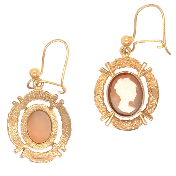 Cameo Drop Earrings