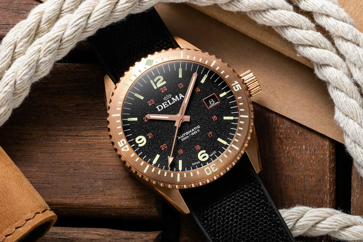 DEL Watch Cayman Field Bronze Black