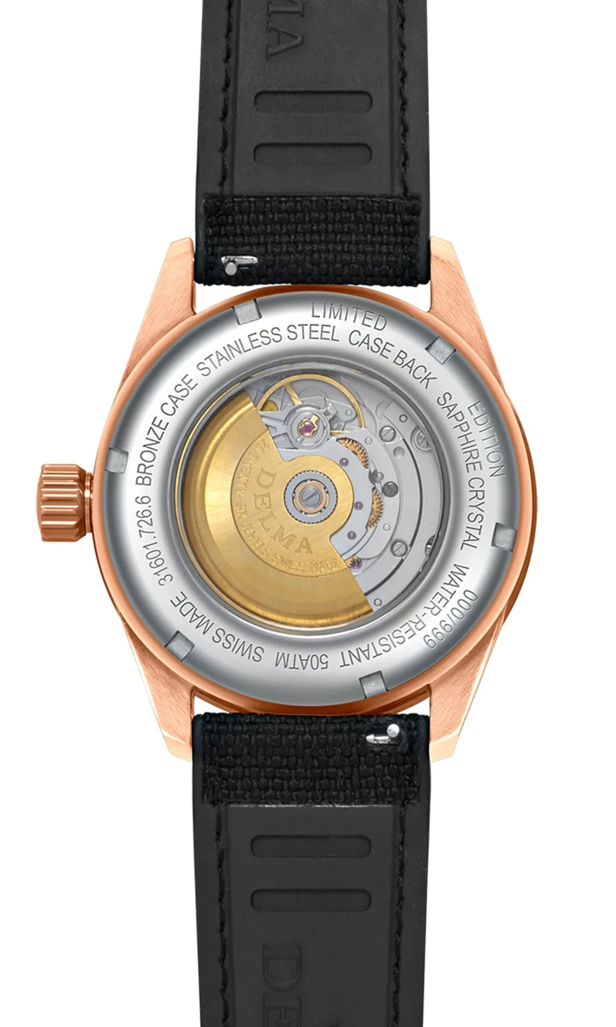 DEL Watch Cayman Field Bronze Brown