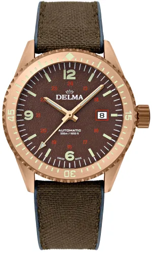 DEL Watch Cayman Field Bronze Brown