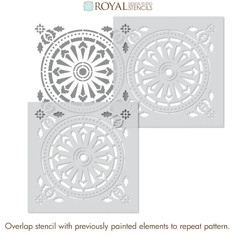 Delicate Tile Stencil