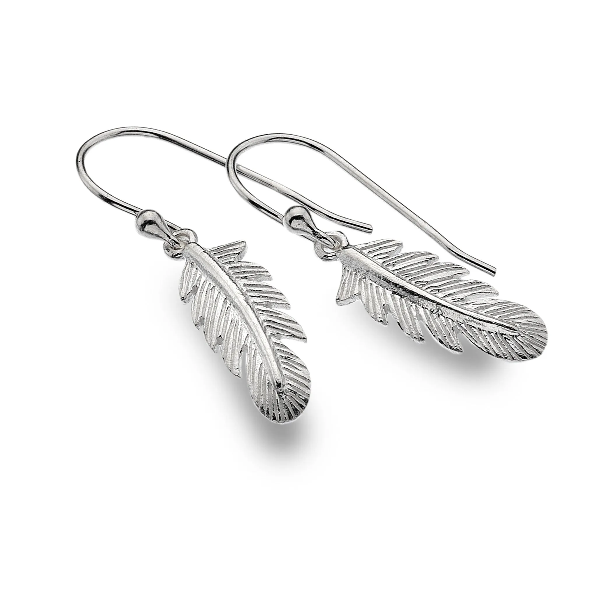 Floating Feather Earrings