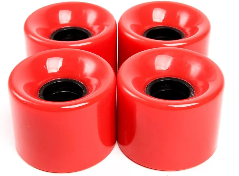 FREEDARE 58mm Skateboard Wheels 82a ABEC-7 Bearing Steel and Spacers(Pack of 4)