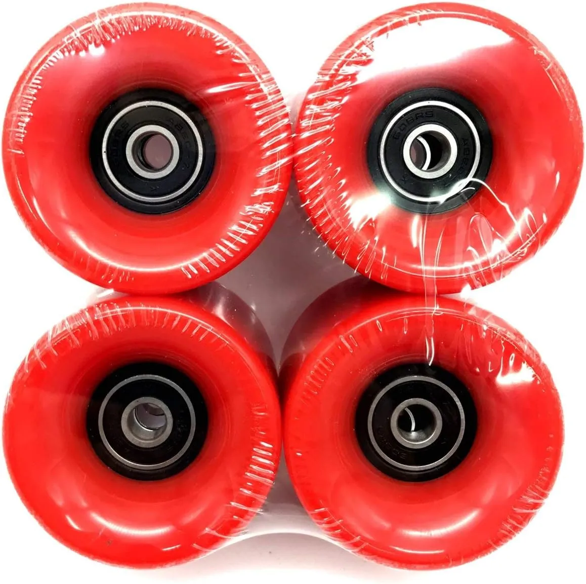 FREEDARE 58mm Skateboard Wheels 82a ABEC-7 Bearing Steel and Spacers(Pack of 4)