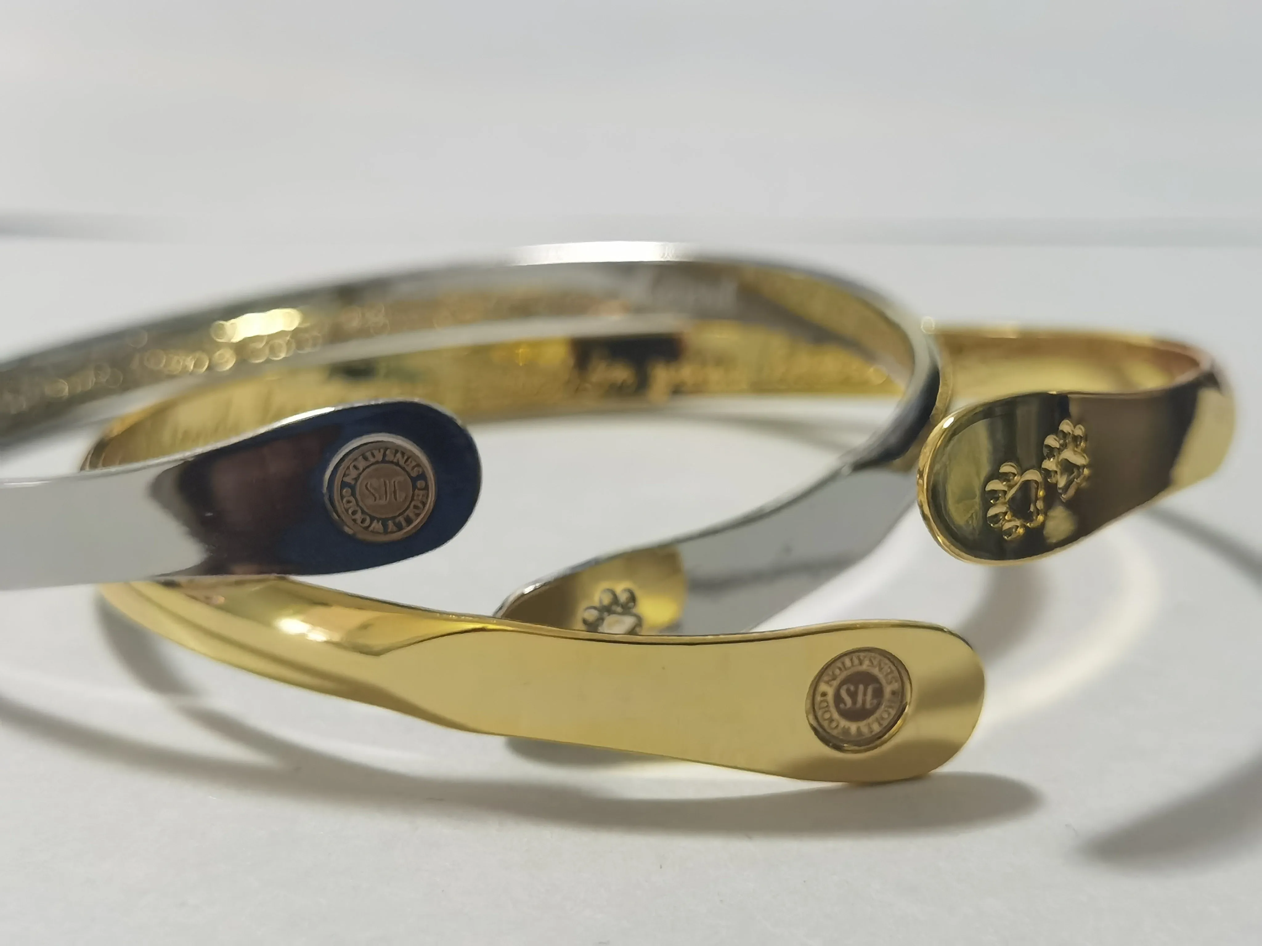 Gold Furry Friends Bracelets, Engraved  Furiends leave paw print in your heart- Paw Prints ( Furry Friends)