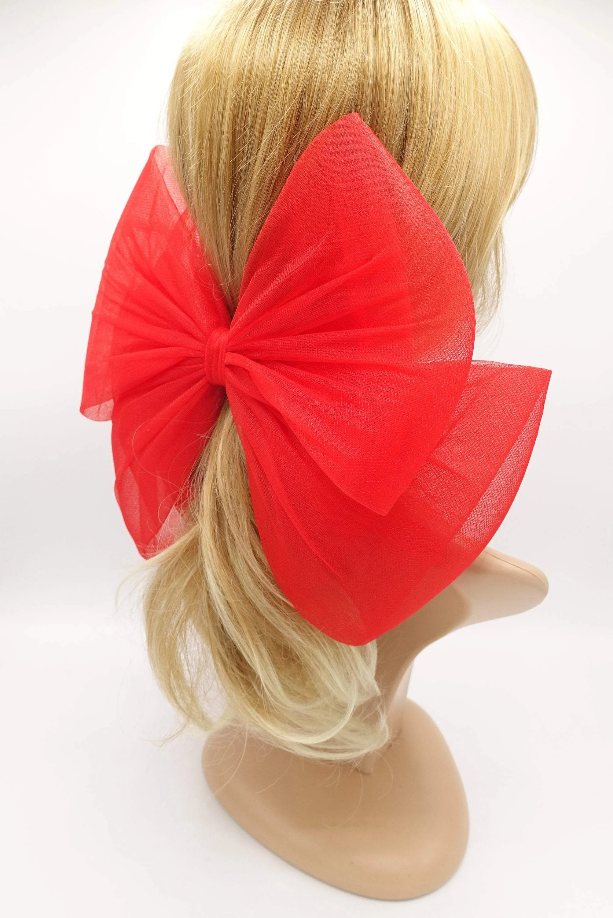 Jumbo bow event cosplay hair accessory for women