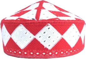 Kufi Men's Unisex Skull Cap Colorful Women's Designer Solid Hat Hand Embroidered Kufi Caps Knitted Beanie Summer Headwear