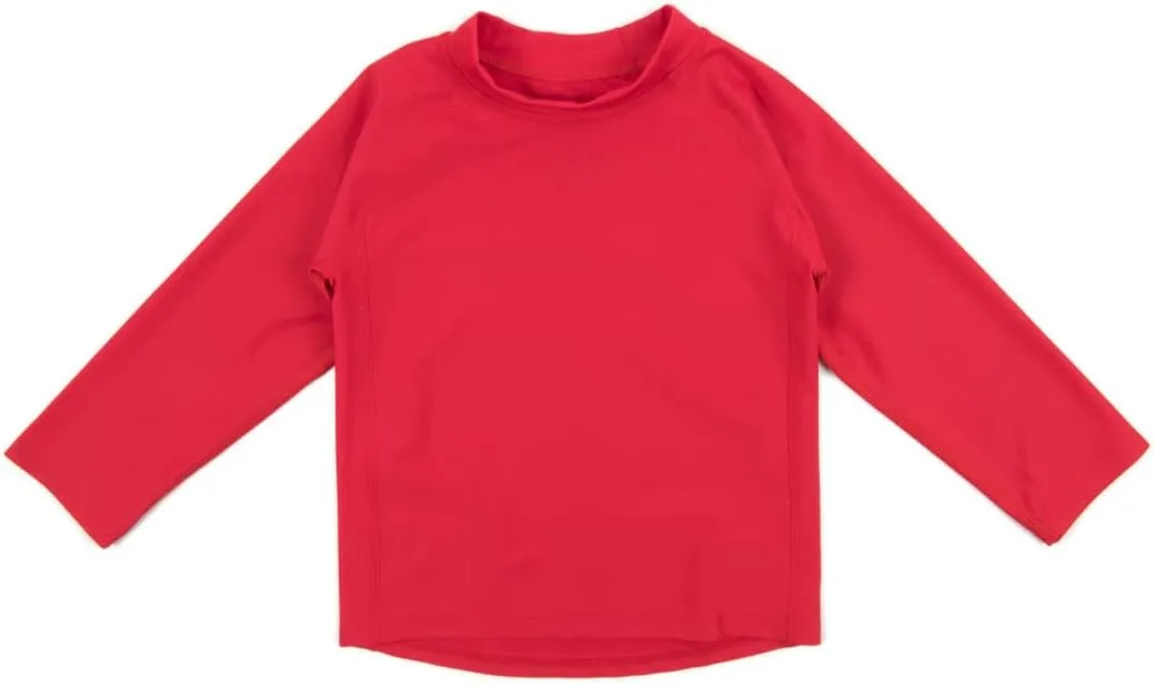 Leveret Long Sleeve Baby Boys Girls Rash Guard Sun Protected UPF   50 Kids & Toddler Swim Shirt (12 Months-5 Toddler)