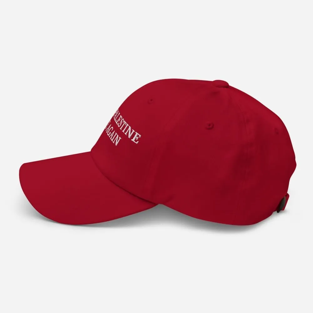 Make Palestine Free Again Hat - Embroidered Adjustable Dad Cap - Casual Wear Social Justice Free Palestine Ball Cap