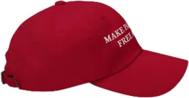 Make Palestine Free Again Hat - Embroidered Adjustable Dad Cap - Casual Wear Social Justice Free Palestine Ball Cap