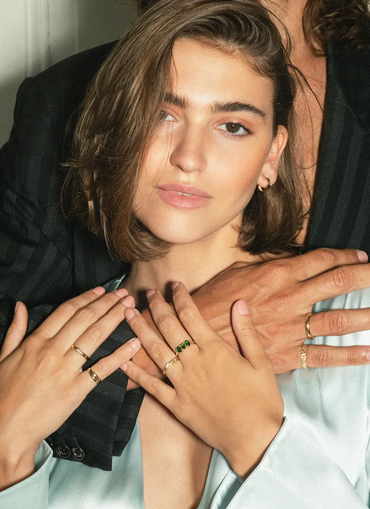 Max chrome diopside ring 14k gold