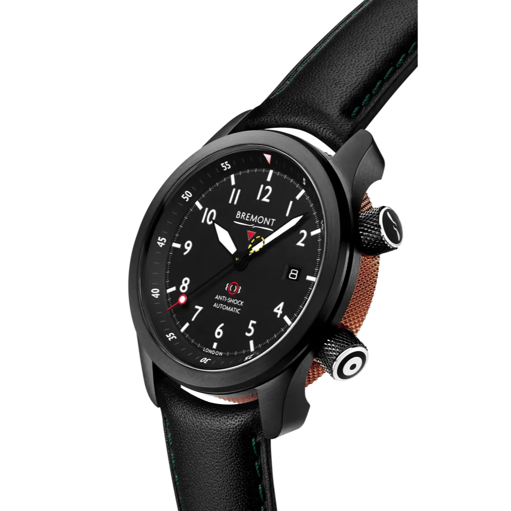 MBII Custom DLC, Black Dial with Bronze Barrel & Open Case Back