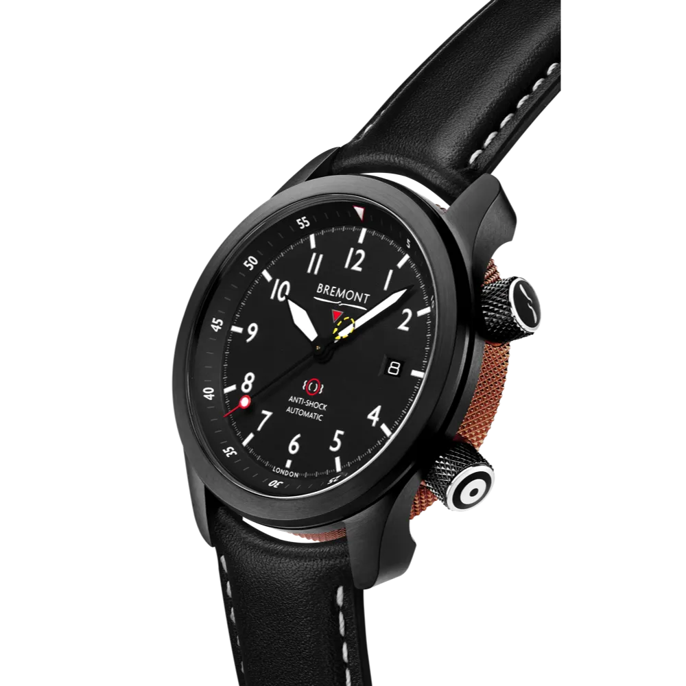 MBII Custom DLC, Black Dial with Bronze Barrel & Open Case Back