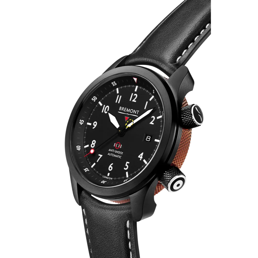 MBII Custom DLC, Black Dial with Bronze Barrel & Open Case Back