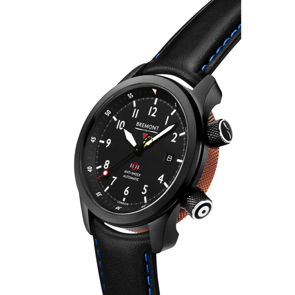 MBII Custom DLC, Black Dial with Bronze Barrel & Open Case Back