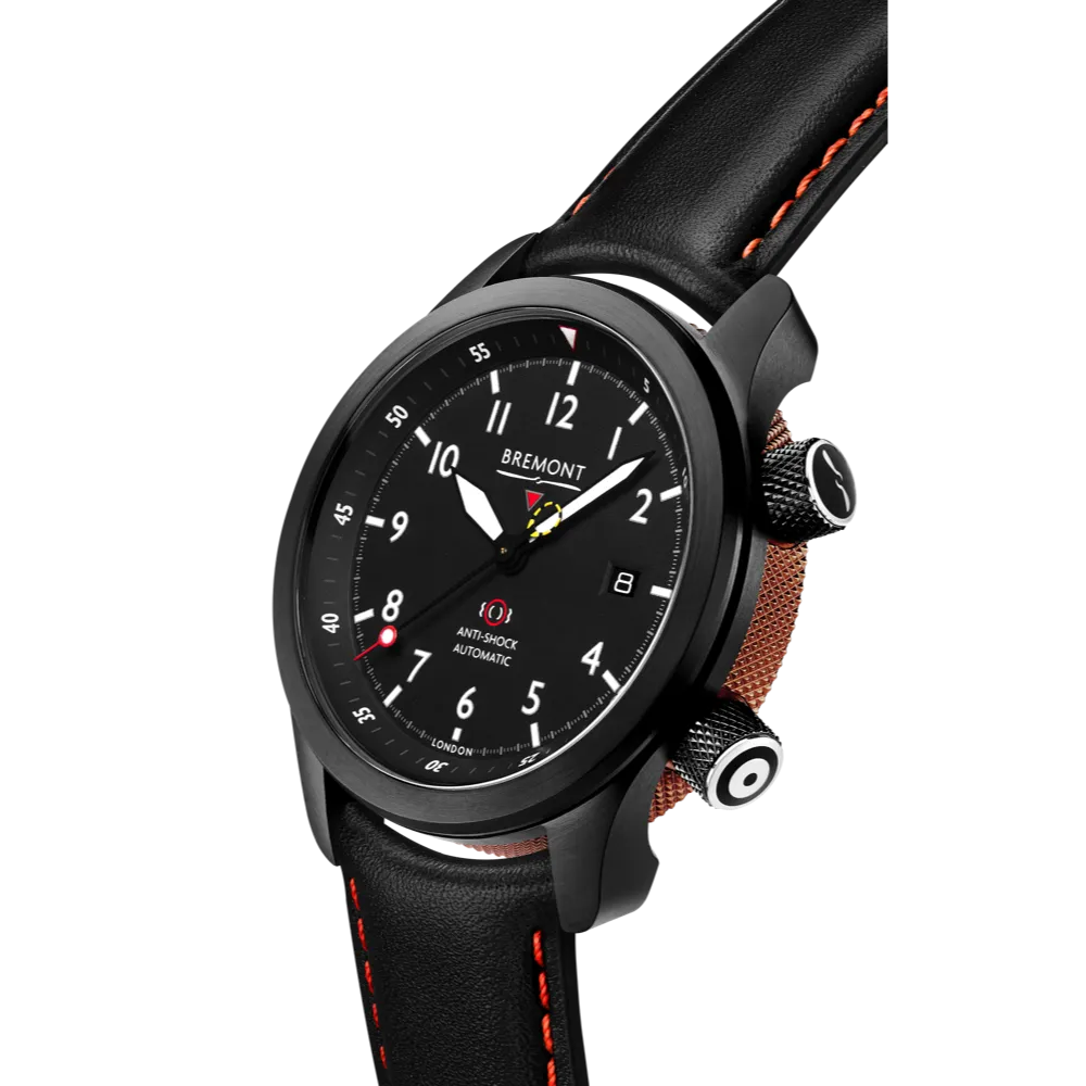 MBII Custom DLC, Black Dial with Bronze Barrel & Open Case Back