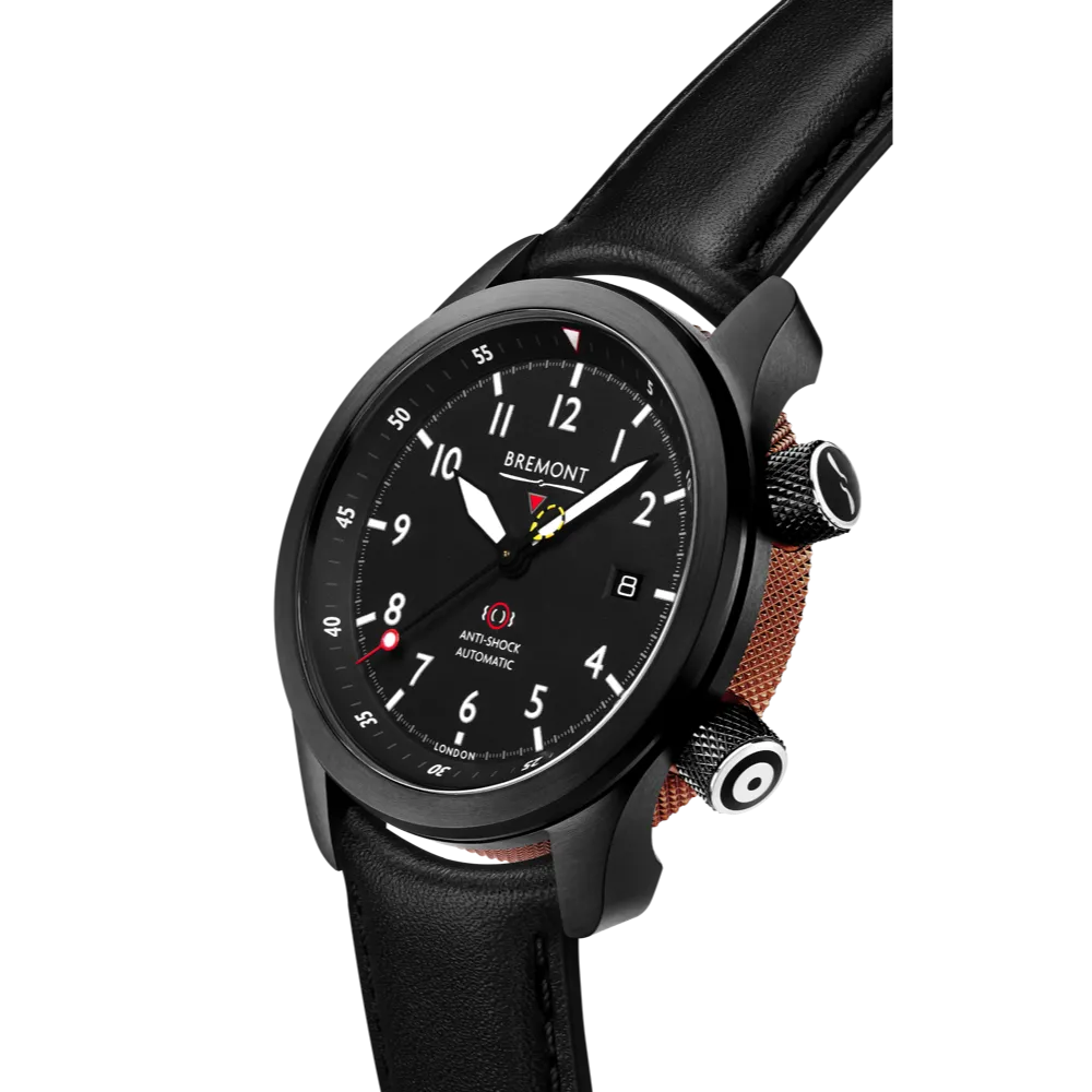 MBII Custom DLC, Black Dial with Bronze Barrel & Open Case Back