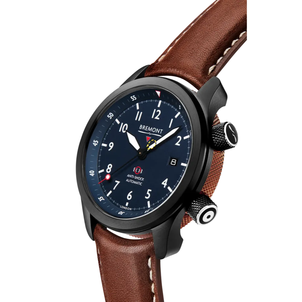 MBII Custom DLC, Blue Dial with Bronze Barrel & Open Case Back