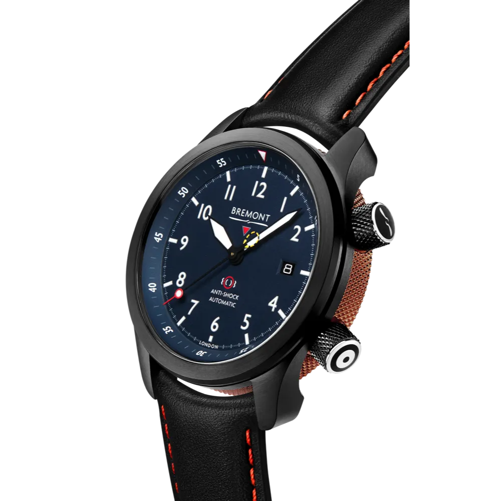 MBII Custom DLC, Blue Dial with Bronze Barrel & Open Case Back