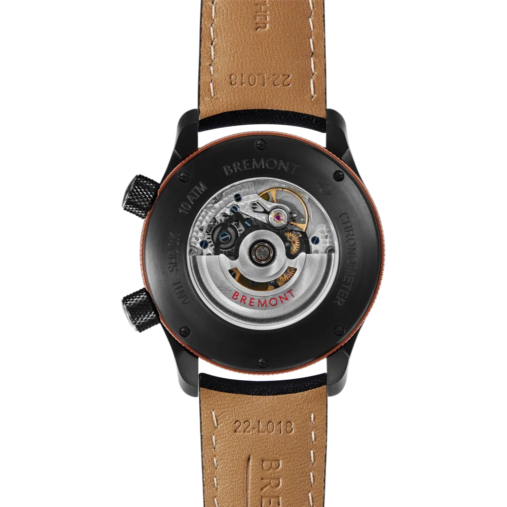 MBII Custom DLC, Blue Dial with Bronze Barrel & Open Case Back