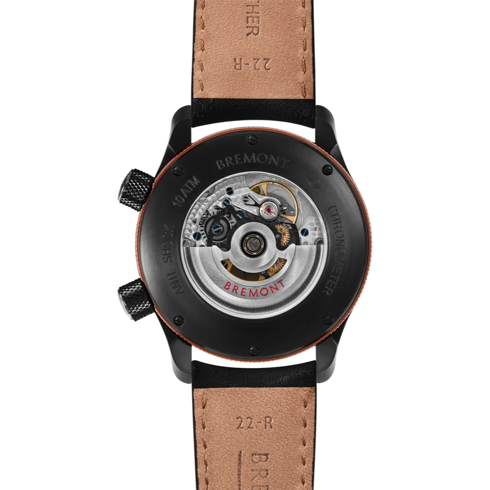 MBII Custom DLC, Blue Dial with Bronze Barrel & Open Case Back