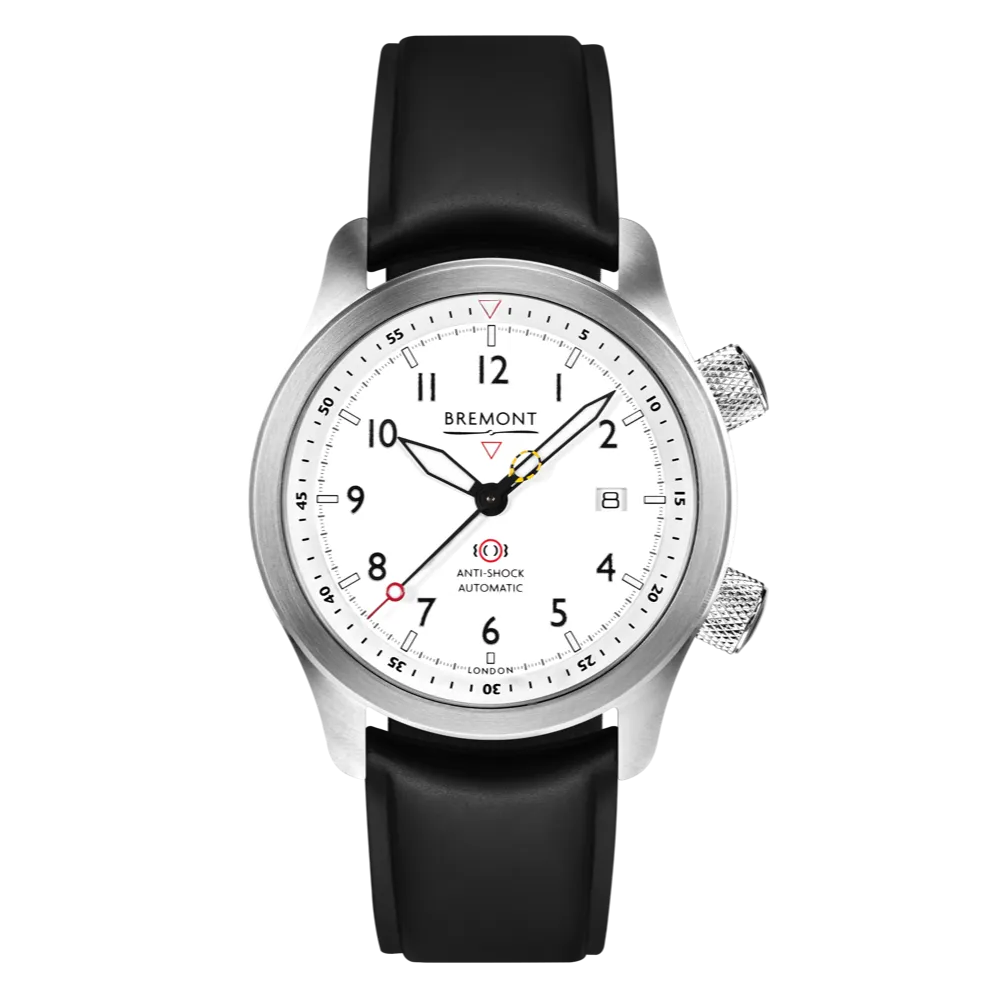 MBII Custom Stainless Steel, White Dial with Bronze Barrel & Open Case Back