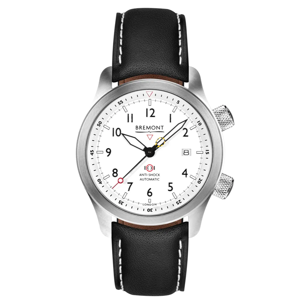MBII Custom Stainless Steel, White Dial with Bronze Barrel & Open Case Back