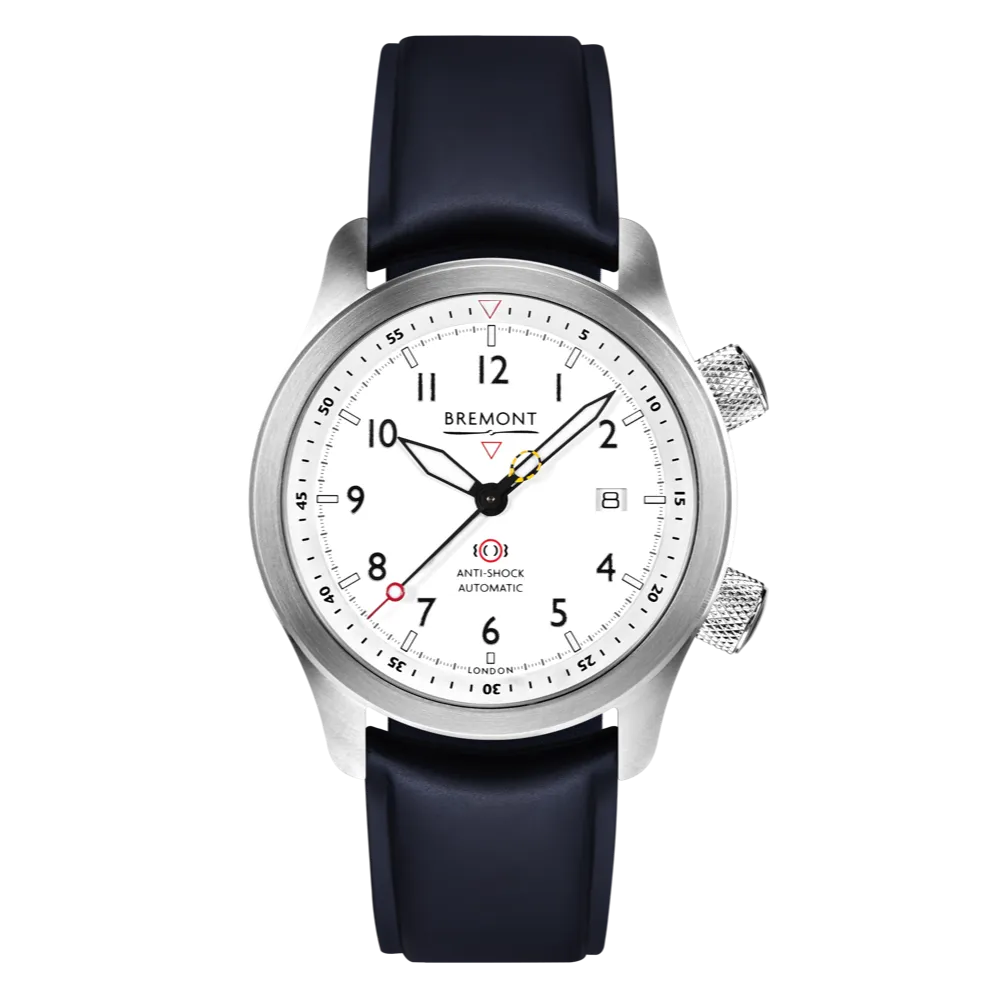 MBII Custom Stainless Steel, White Dial with Bronze Barrel & Open Case Back