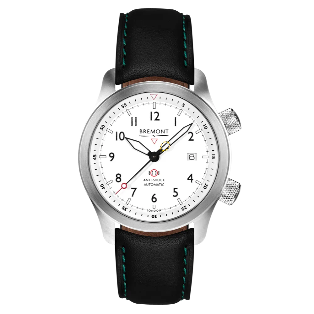 MBII Custom Stainless Steel, White Dial with Bronze Barrel & Open Case Back