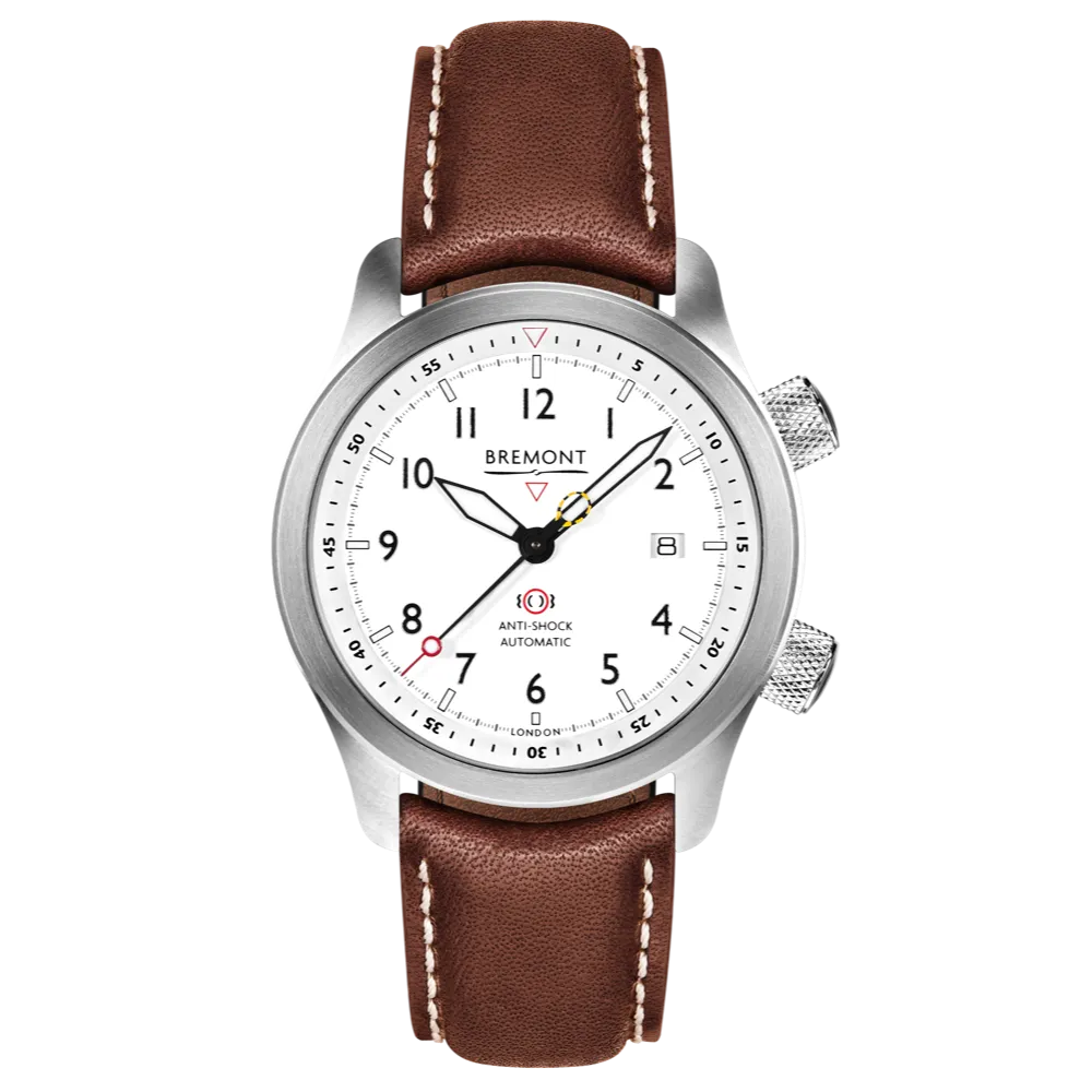 MBII Custom Stainless Steel, White Dial with Bronze Barrel & Open Case Back