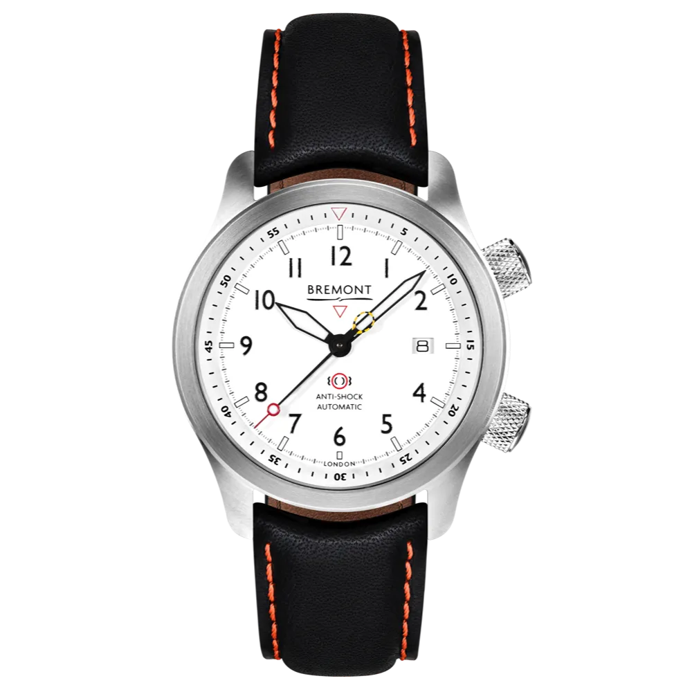 MBII Custom Stainless Steel, White Dial with Bronze Barrel & Open Case Back