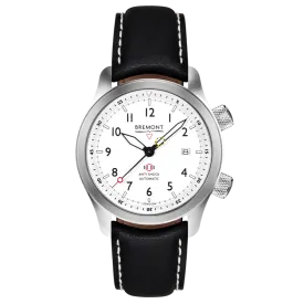 MBII Custom Stainless Steel, White Dial with Bronze Barrel & Open Case Back