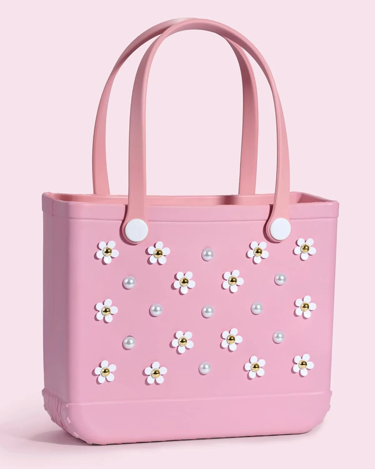 Mon Caramel Resin Beach Bag Accessories Charms,Resin Beach Totes Accessories Inserts,Daisy Flower Bag Charms
