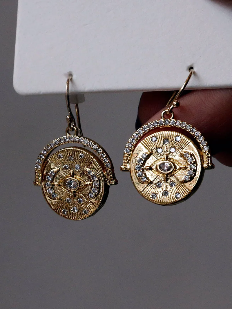 Nuance Wanderlust Earrings - Star Compass