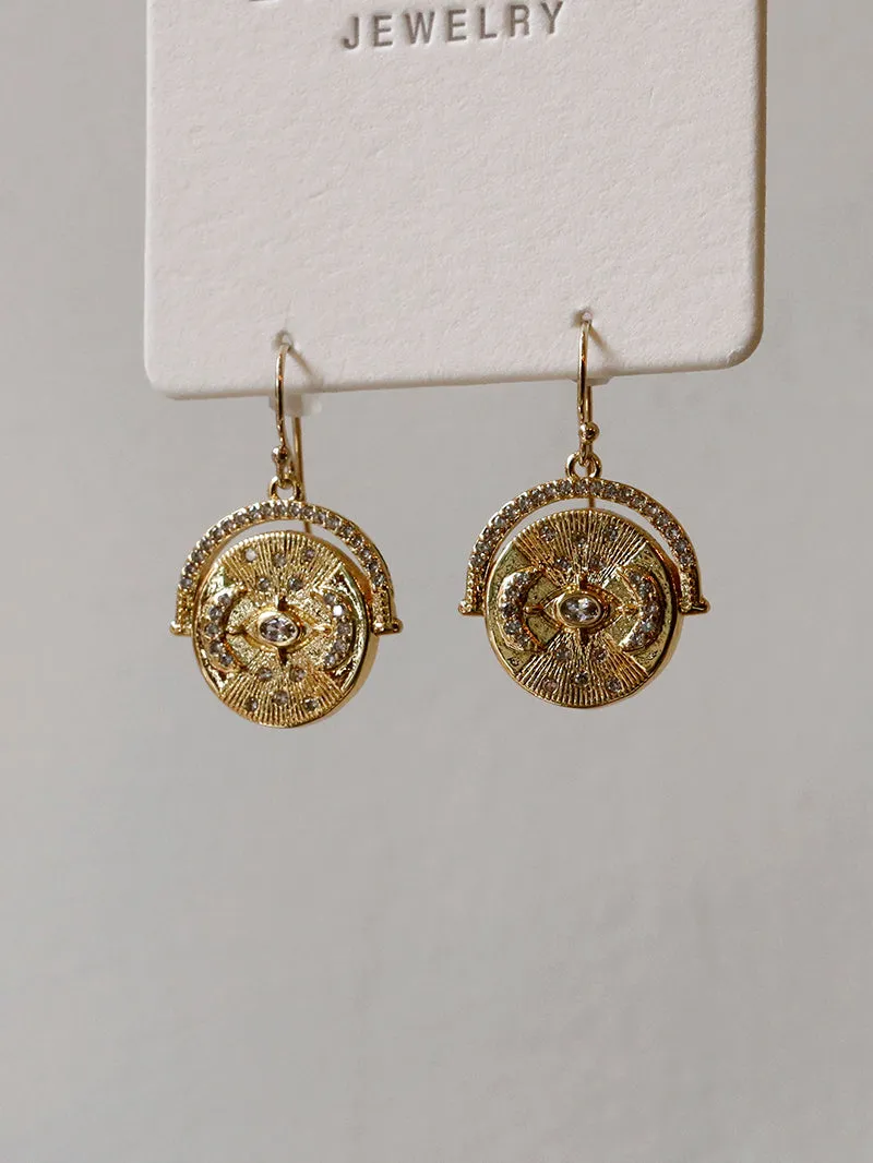 Nuance Wanderlust Earrings - Star Compass