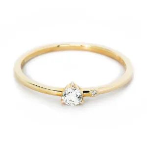 Ready Made | Daisy Dainty Ring in 14K Yellow Gold