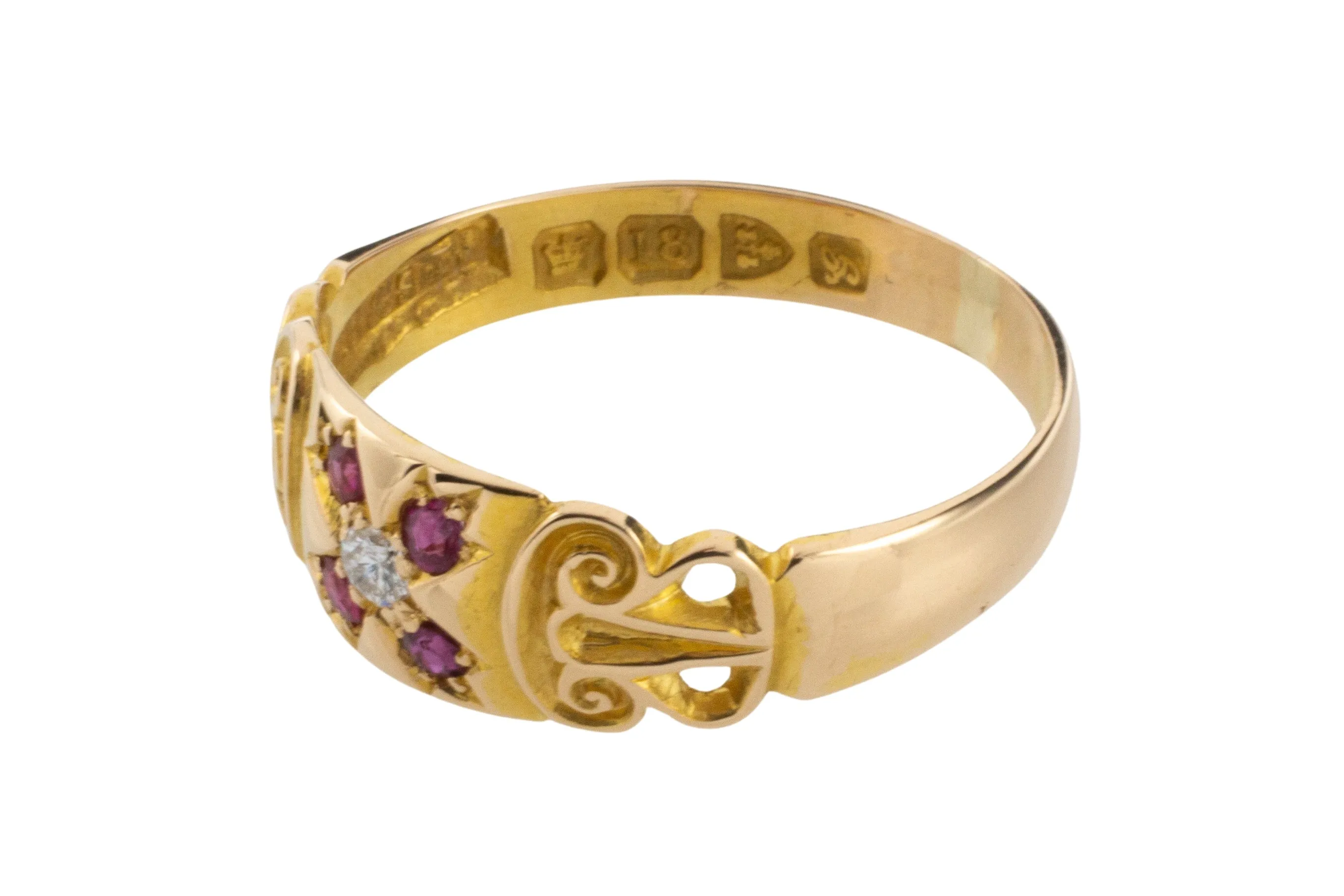 Ruby and diamond ring from 1907